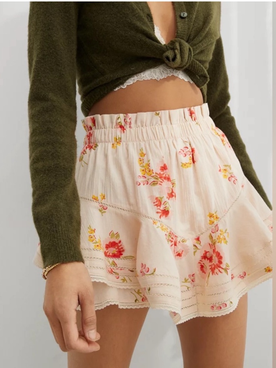 Aerie Rock N Ruffle Skort Small